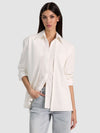 FREYA BUTTON DOWN TOP-ALICE + OLIVIA