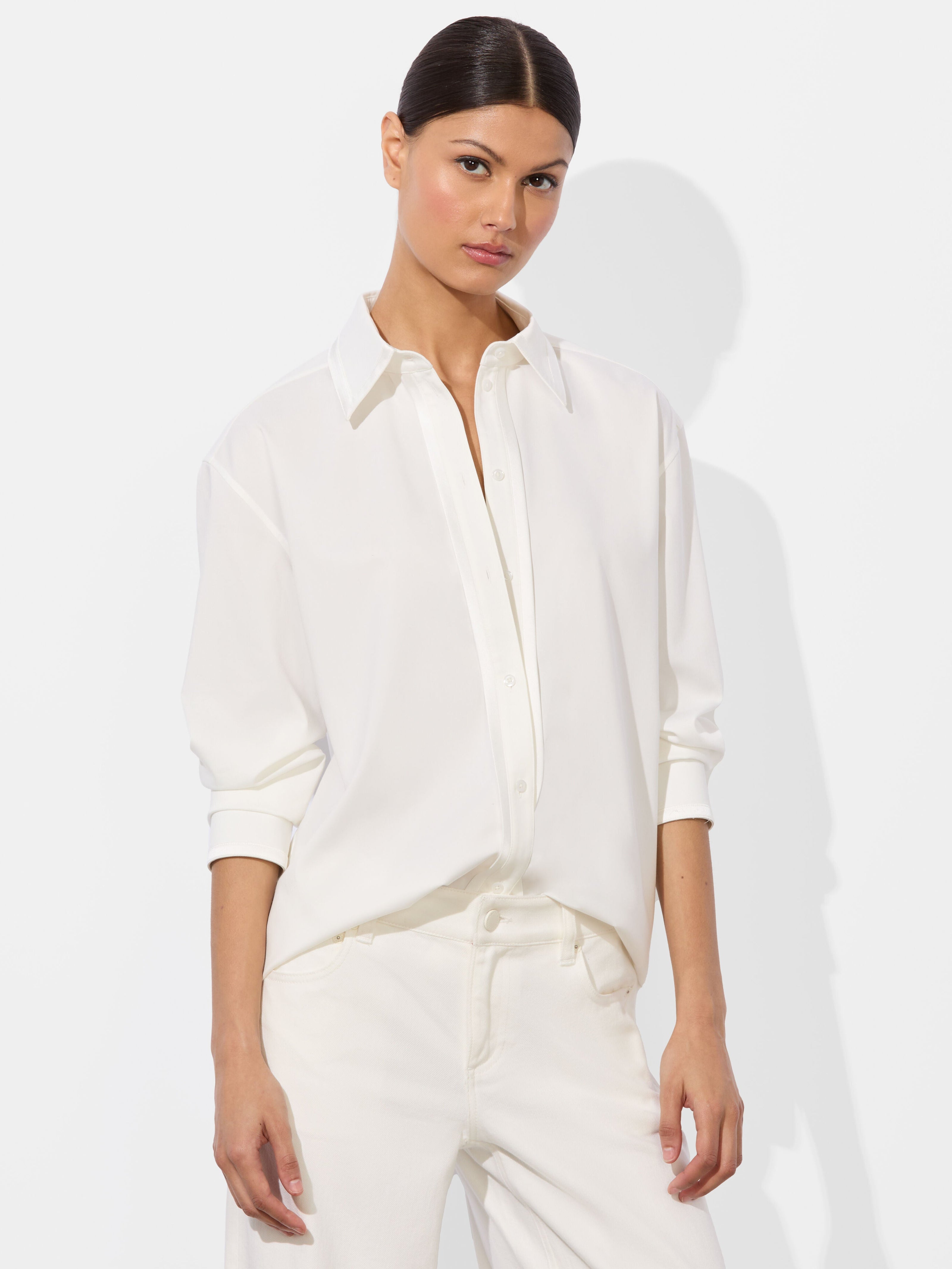 PERFECT BUTTON DOWN-ALICE + OLIVIA