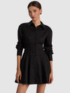 EDIE CORSET MINI SHIRT DRESS-ALICE + OLIVIA