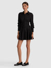 EDIE CORSET MINI SHIRT DRESS-ALICE + OLIVIA