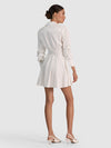 EDIE CORSET MINI SHIRT DRESS-ALICE + OLIVIA