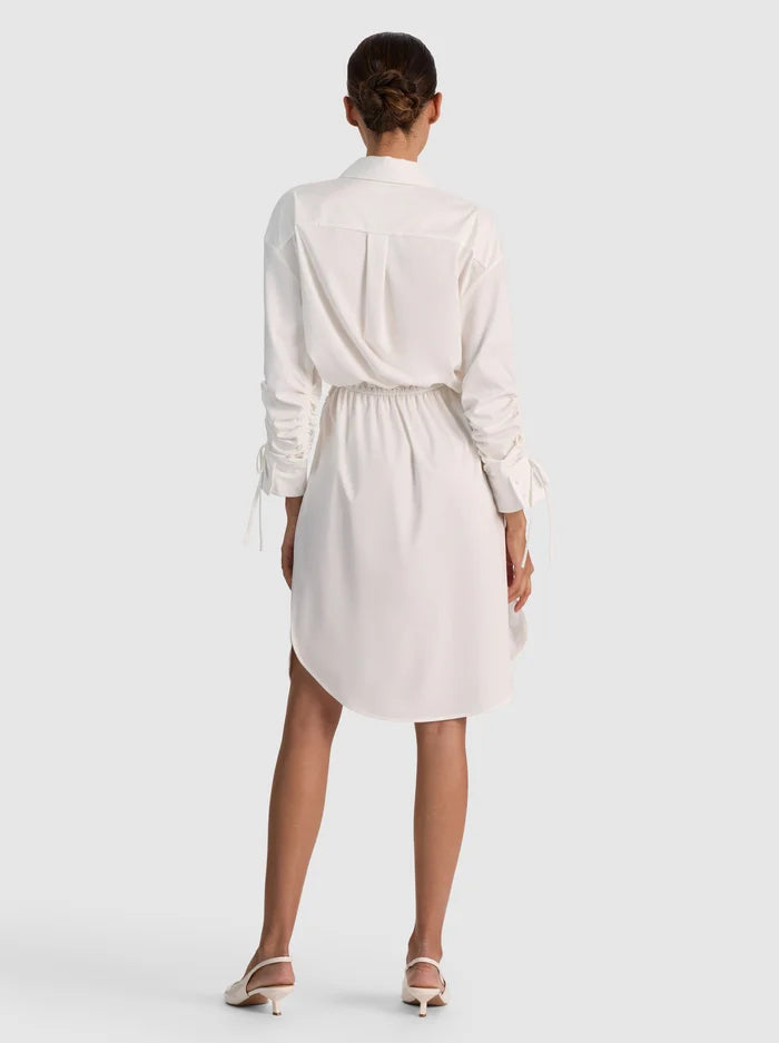 DENISE MIDI SHIRT DRESS-ALICE + OLIVIA