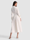 EDIE CORSET MIDI SHIRT DRESS-ALICE + OLIVIA