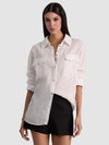 FINELY OVERSIZED UTILITY SHIRT-ALICE + OLIVIA