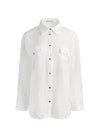 FINELY OVERSIZED UTILITY SHIRT-OFF WHITE-ALICE + OLIVIA