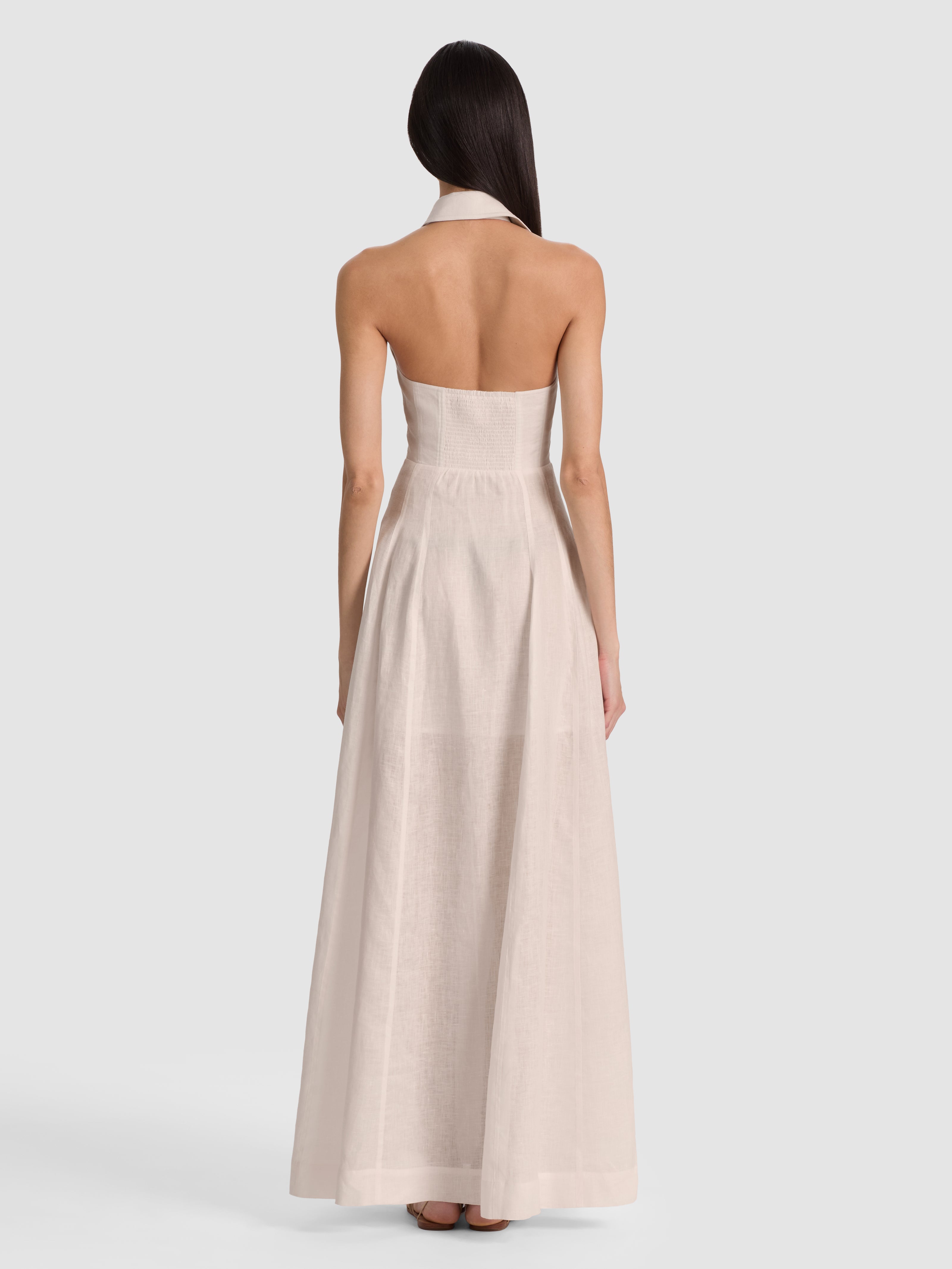 KENDALL LINEN MAXI DRESS-ALICE + OLIVIA