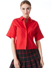 EDYTH BUTTON DOWN-ALICE + OLIVIA