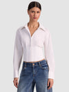 EDIE CORSET BUTTON DOWN-ALICE + OLIVIA