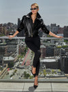 COLLINS DOUBLE LAYER LEATHER JACKET-ALICE + OLIVIA