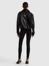 COLLINS DOUBLE LAYER LEATHER JACKET-ALICE + OLIVIA