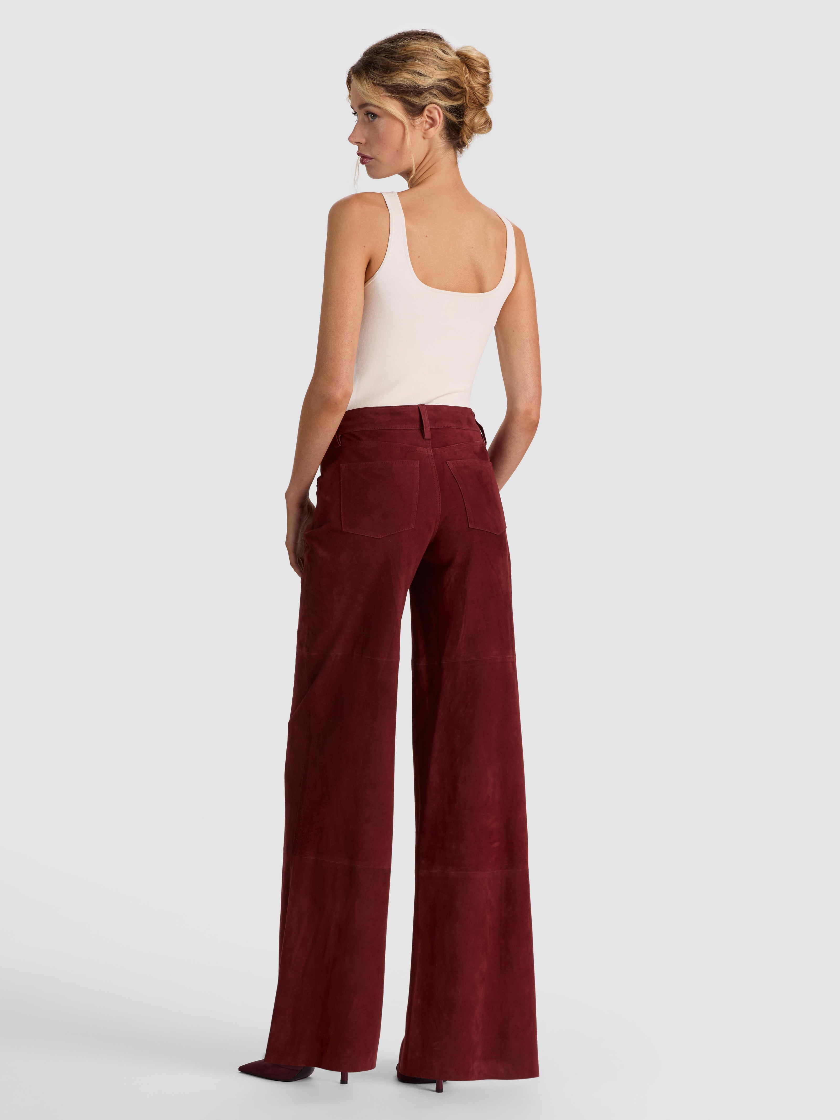 AMAZING SUEDE PANT-ALICE + OLIVIA