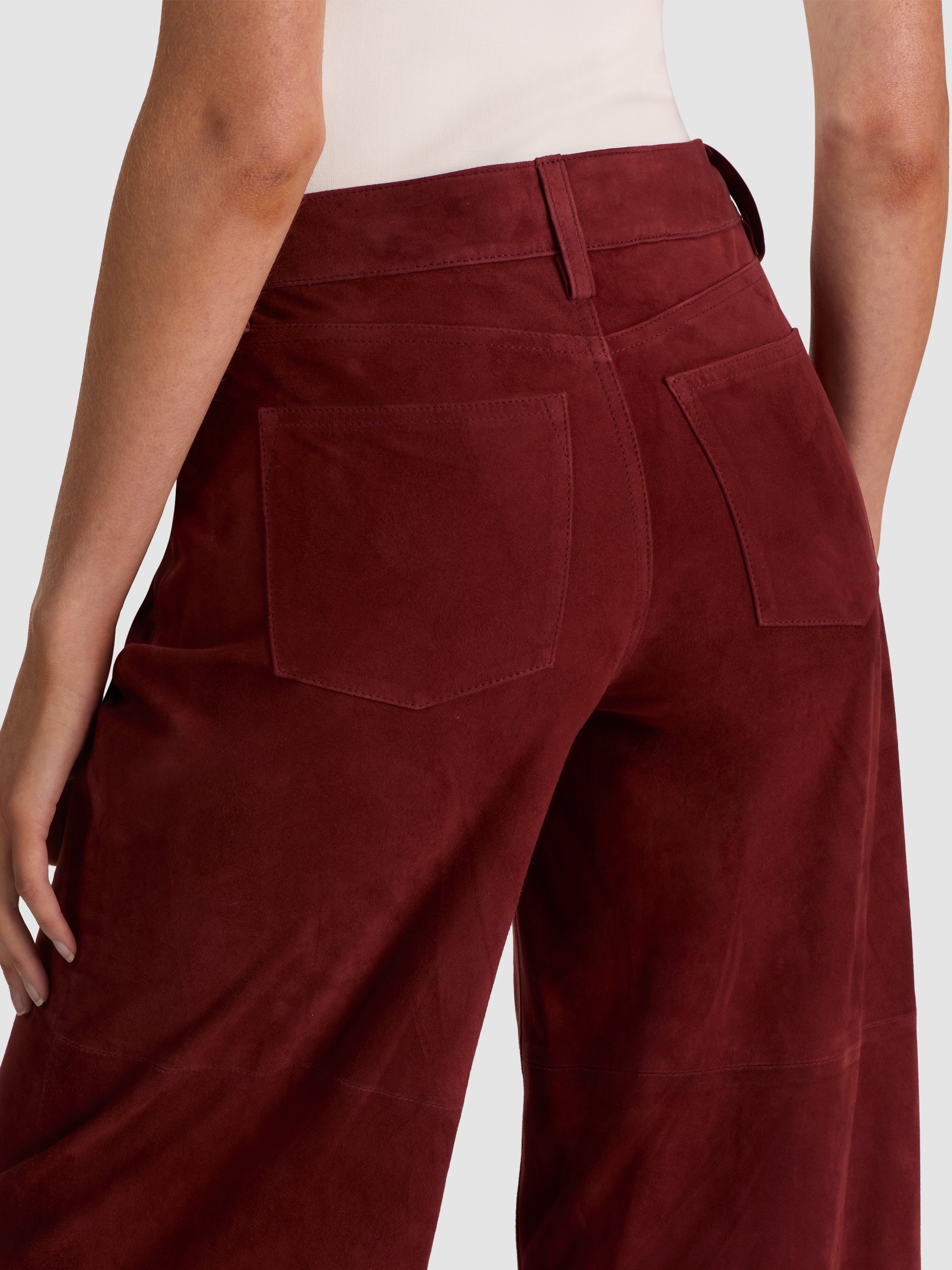 AMAZING SUEDE PANT-ALICE + OLIVIA
