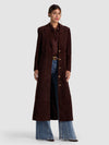 IRVIN SUEDE SLIM MAXI BLAZER-ALICE + OLIVIA