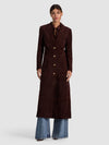 IRVIN SUEDE SLIM MAXI BLAZER-ALICE + OLIVIA