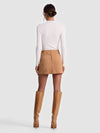 RILEY SUEDE MINI SKIRT-ALICE + OLIVIA
