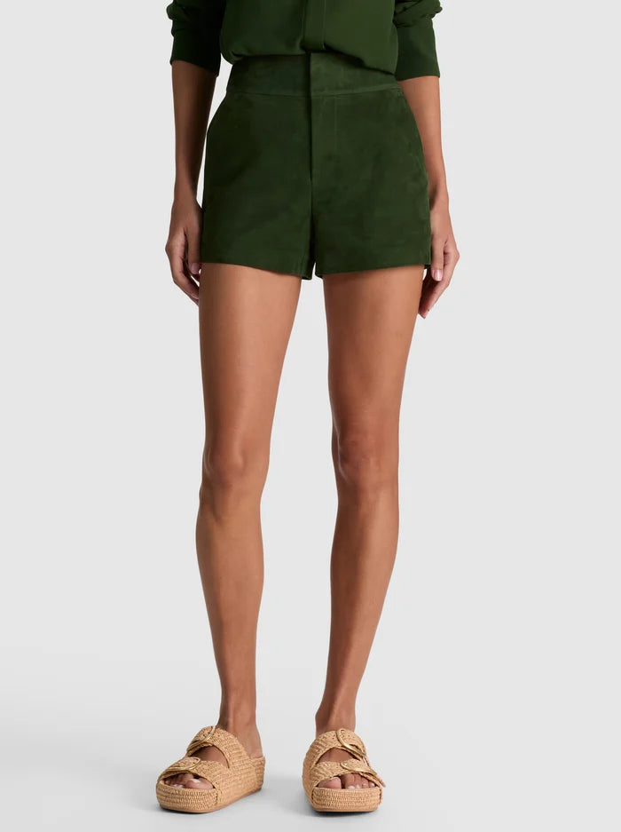 CADY SUEDE HR CLEAN WB SHORT-ALICE + OLIVIA