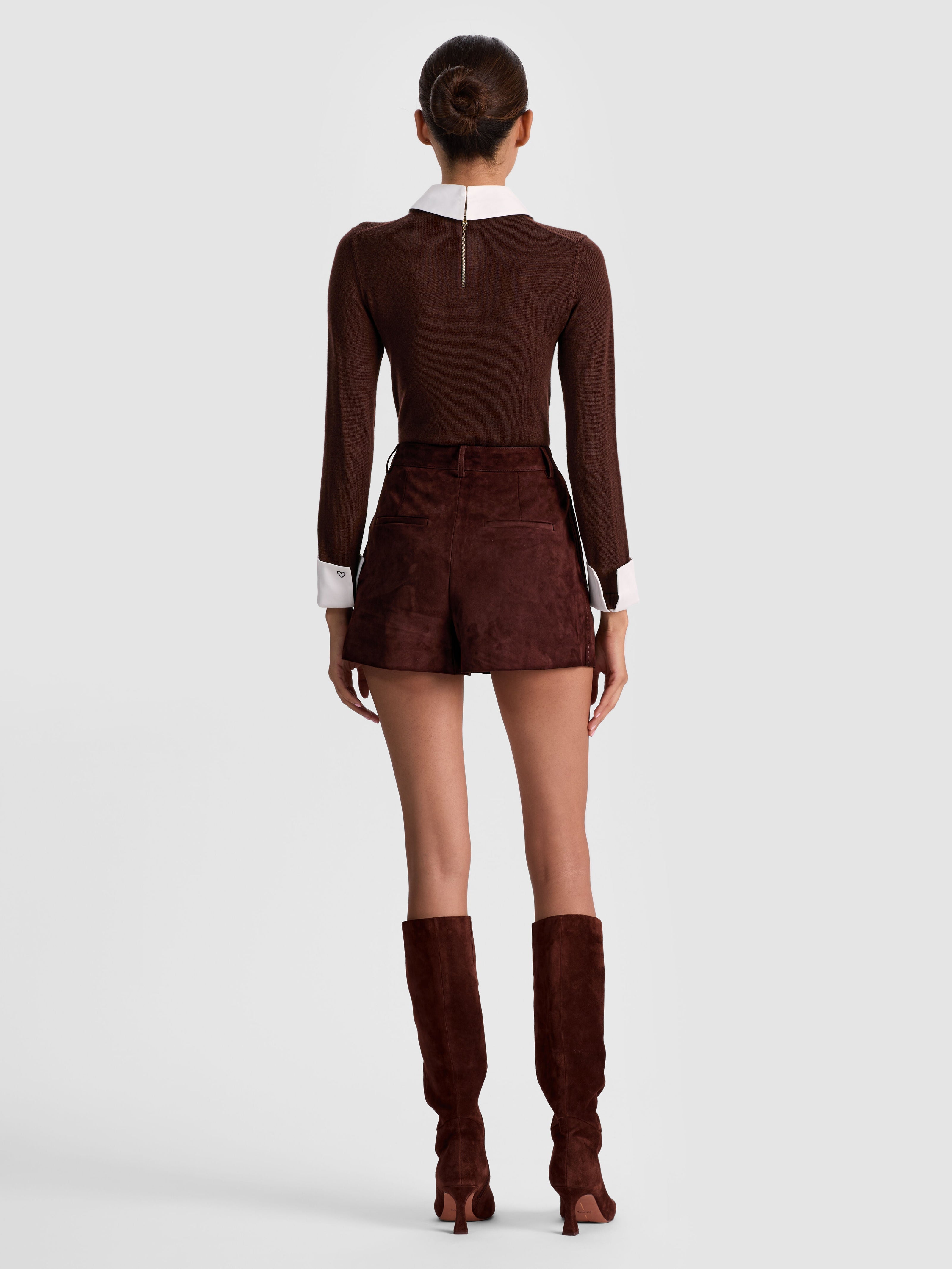 CONRY SUEDE SHORT-ALICE + OLIVIA