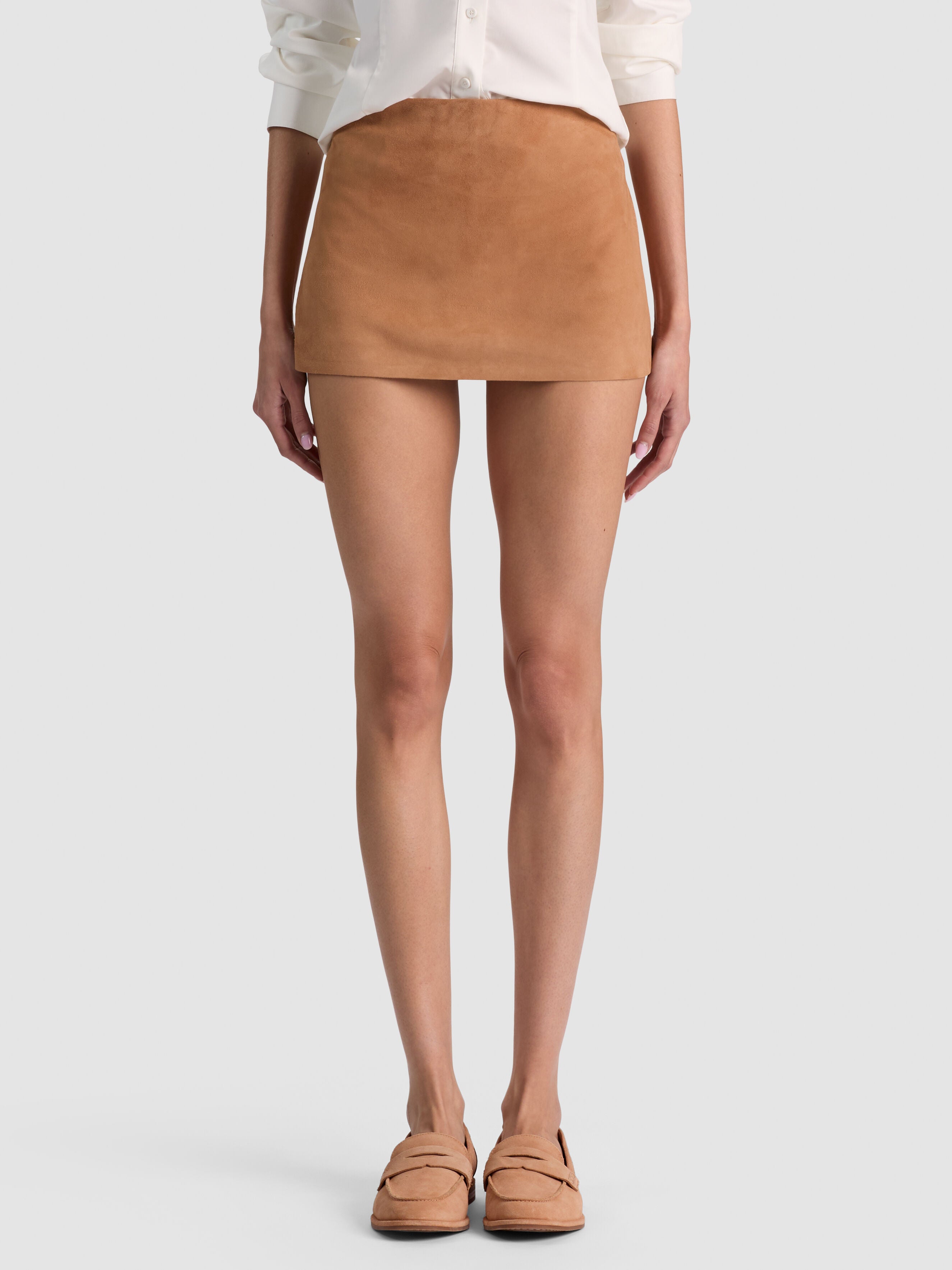 MACE HR SUEDE MINI SKORT-ALICE + OLIVIA