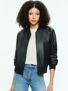 FELISA LEATHER BOMBER-ALICE + OLIVIA