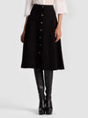 CALICA SUEDE MIDI SKIRT-ALICE + OLIVIA