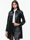 LOGAN LEATHER COAT-ALICE + OLIVIA