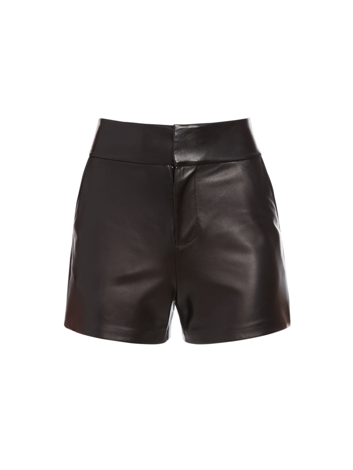 CADY LEATHER SHORT-ALICE + OLIVIA