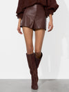 CADY LEATHER SHORT-ALICE + OLIVIA