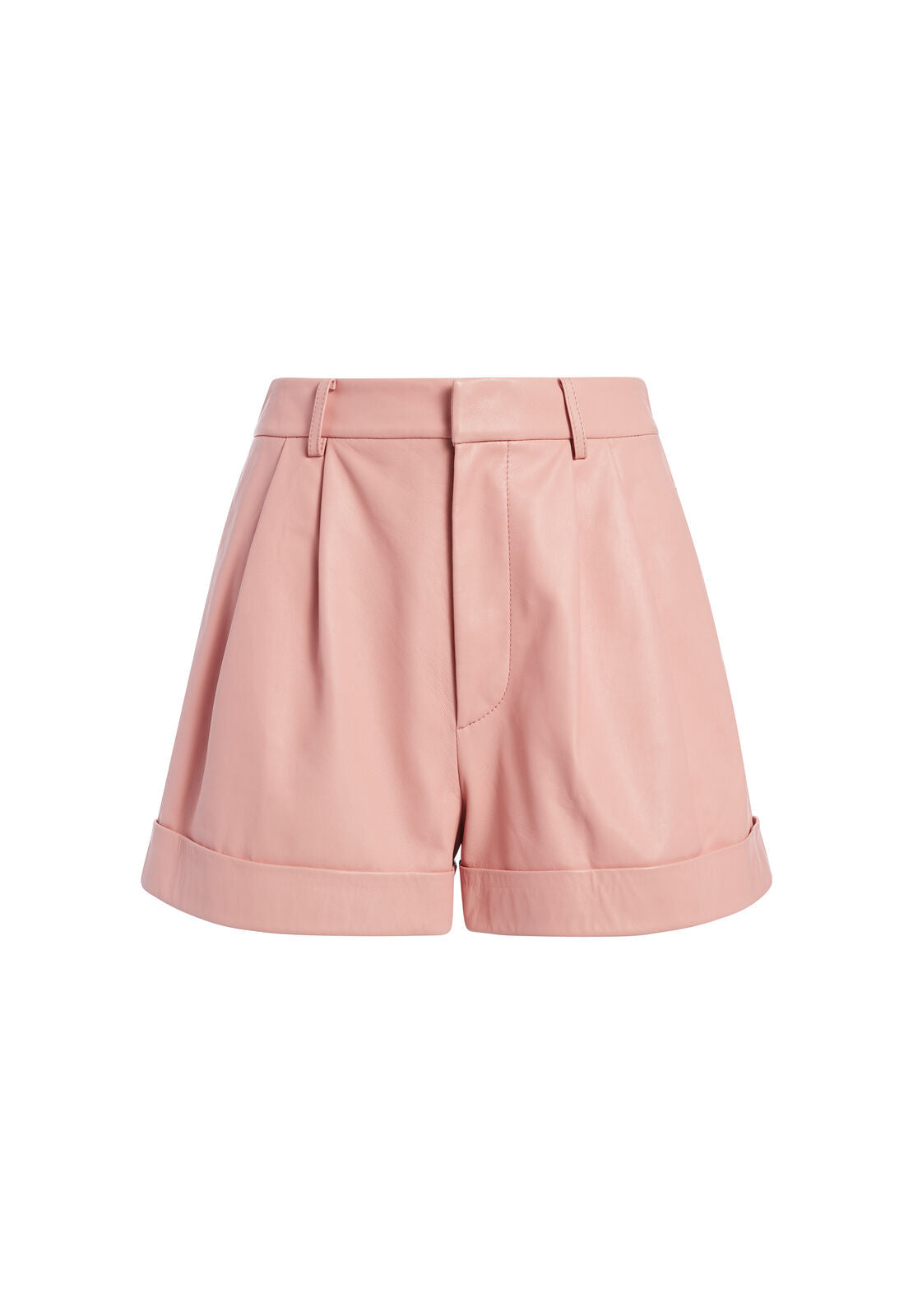 CONRY LEATHER PLEATED SHORTS-ALICE + OLIVIA