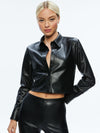 LEON VEGAN CROP TOP-ALICE + OLIVIA