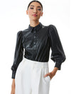 NADINE VEGAN TOP-Black-ALICE + OLIVIA