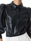 NADINE VEGAN TOP-Black-ALICE + OLIVIA