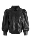 NADINE VEGAN TOP-Black-ALICE + OLIVIA