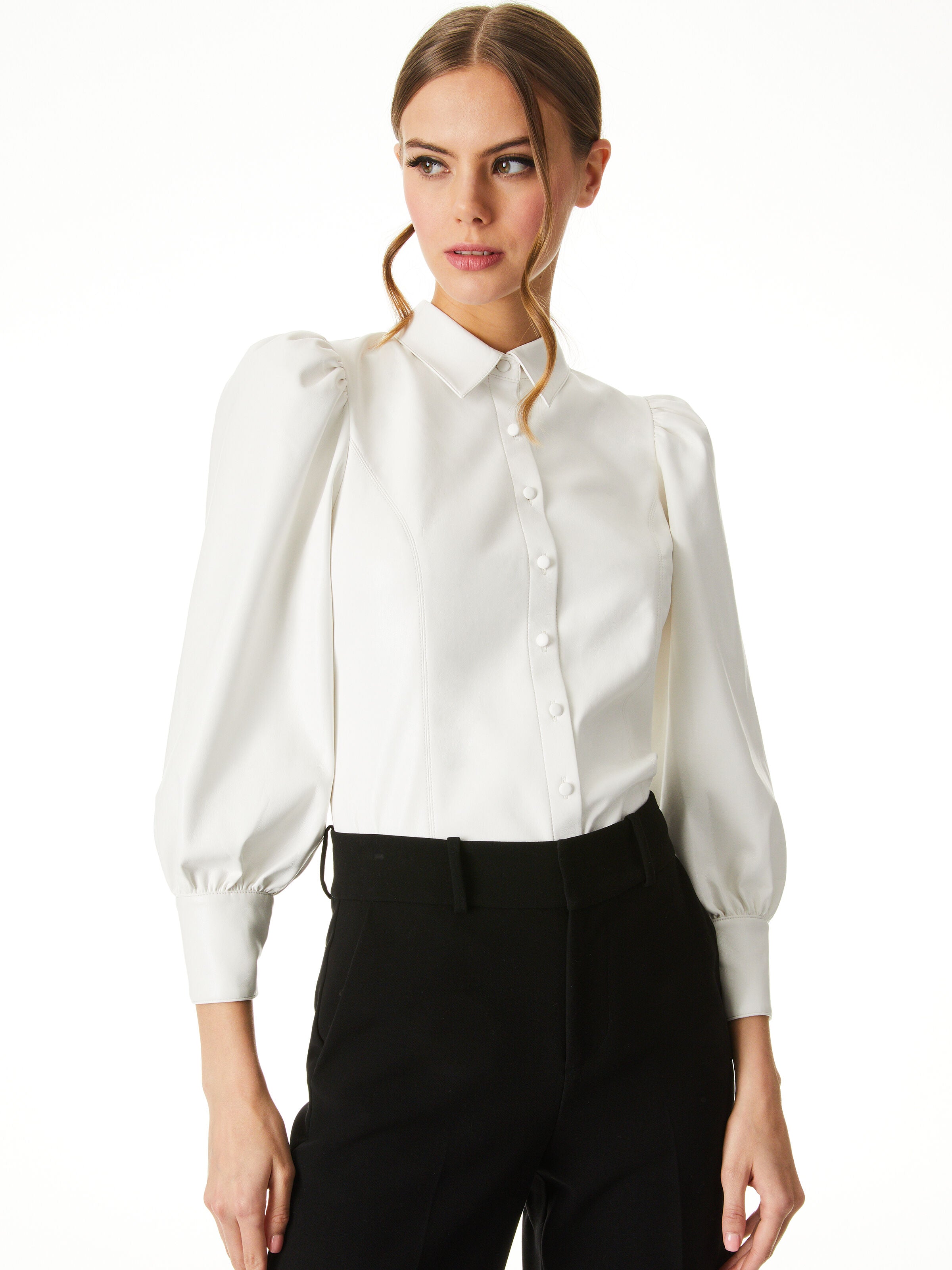 NADINE VEGAN TOP-ALICE + OLIVIA