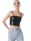 PEARLE VEGAN BUSTIER-Black-ALICE + OLIVIA
