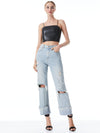 PEARLE VEGAN BUSTIER-Black-ALICE + OLIVIA
