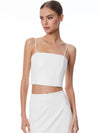 PEARLE VEGAN BUSTIER-ALICE + OLIVIA