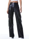 LUIS VEGAN LEATHER CARGO PANT-ALICE + OLIVIA