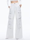 JOETTE VEGAN LEATHER CARGO PANT-ALICE + OLIVIA