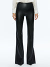 TINA VEGAN LEATHER SPLIT HEM PANT-ALICE + OLIVIA