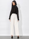 ALEXANDER VEGAN TROUSER-OFF WHITE-ALICE + OLIVIA