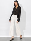 ALEXANDER VEGAN TROUSER-OFF WHITE-ALICE + OLIVIA