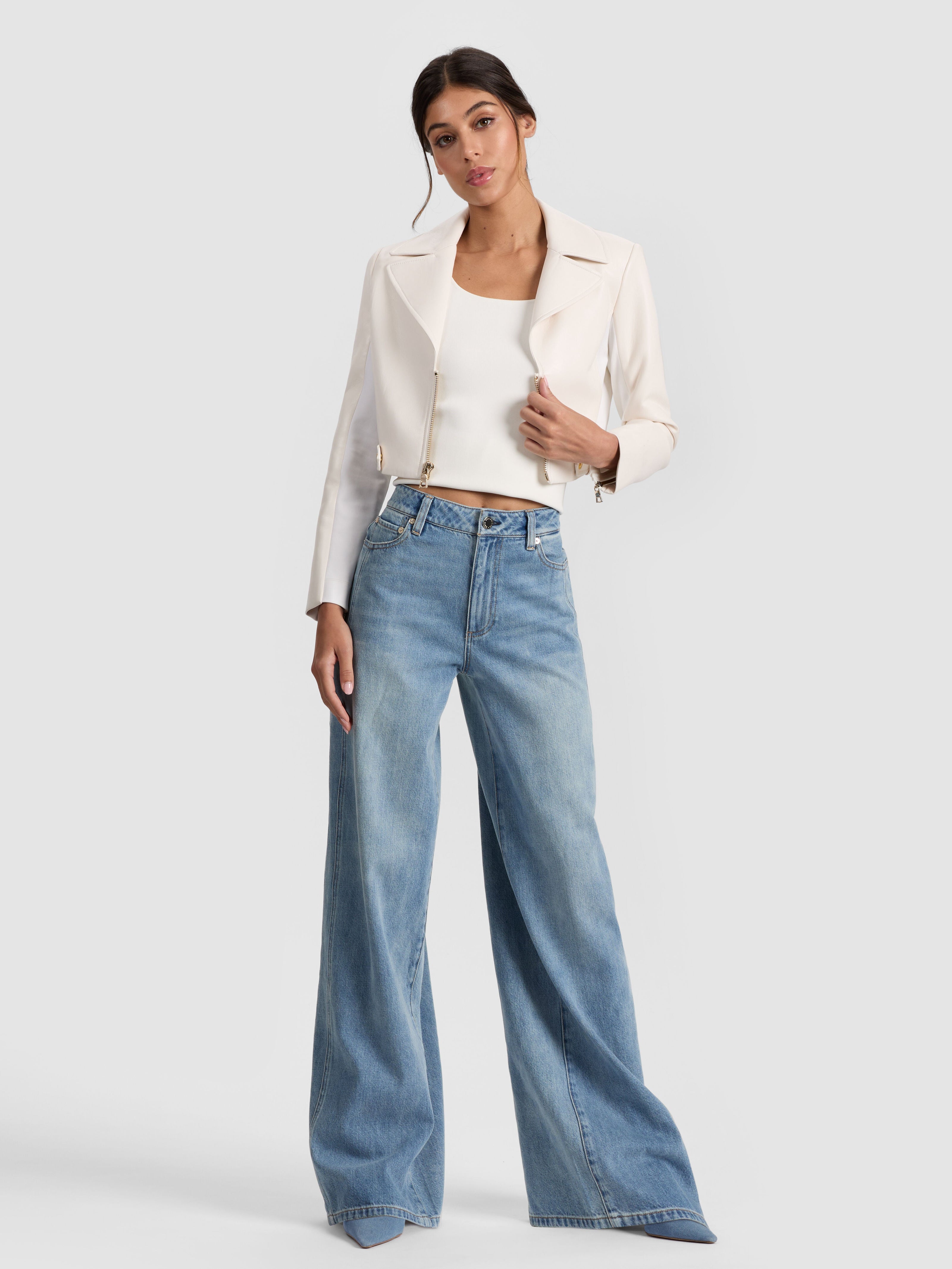 YARDLEY VEGAN LEATHER JACKET-OFF WHITE-ALICE + OLIVIA