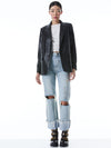 DENNY VEGAN BLAZER-ALICE + OLIVIA