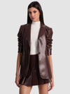BREANN VEGAN BLAZER-ALICE + OLIVIA