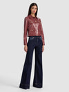ALEX VEGAN CROPPED JACKET-ALICE + OLIVIA
