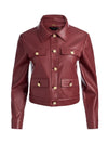 ALEX VEGAN CROPPED JACKET-ALICE + OLIVIA