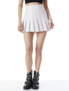 CARTER VEGAN MINI SKIRT-ALICE + OLIVIA