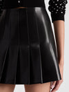 CARTER VEGAN MINI SKIRT-Black-ALICE + OLIVIA