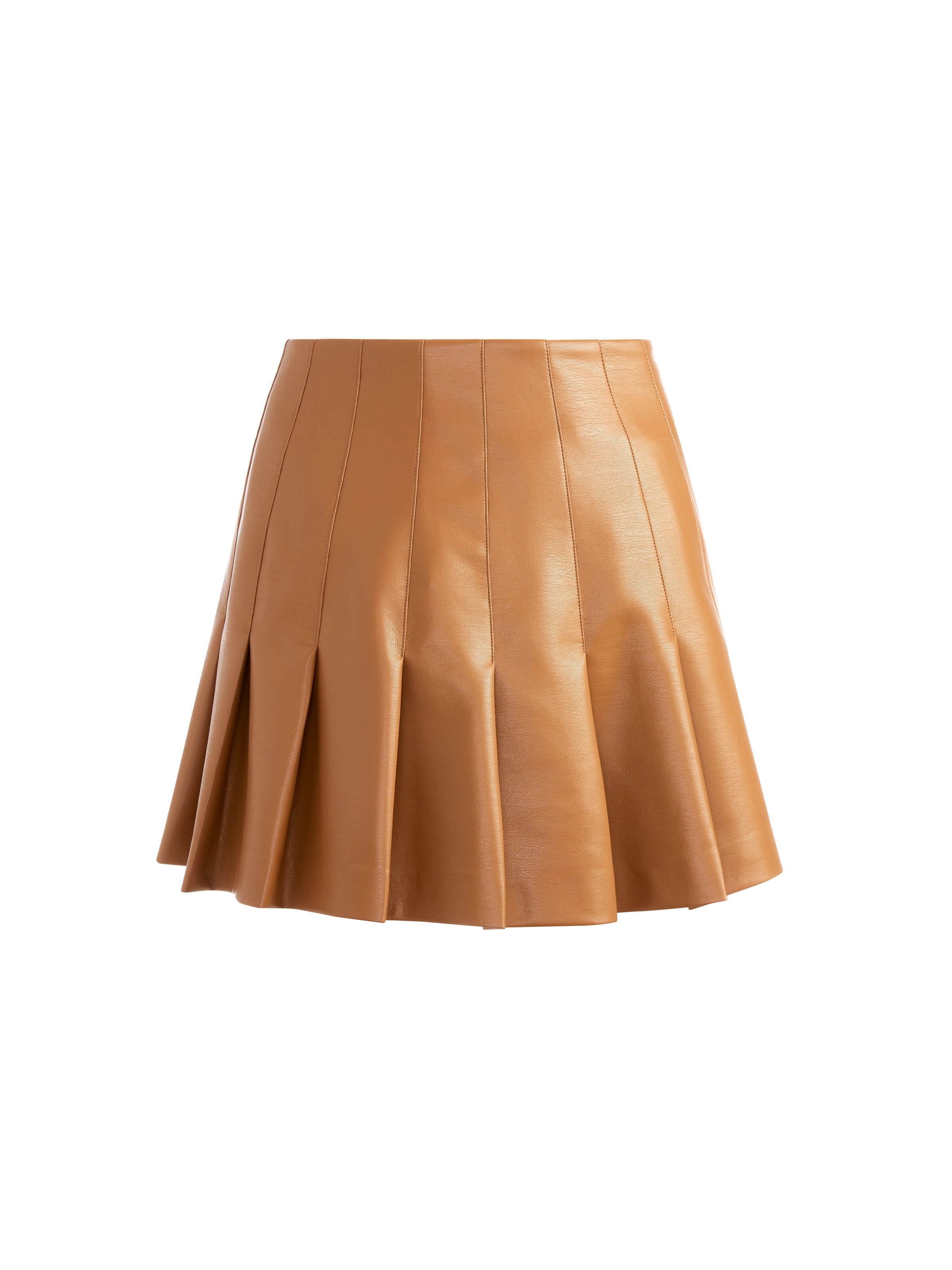 CARTER VEGAN MINI SKIRT-ALICE + OLIVIA