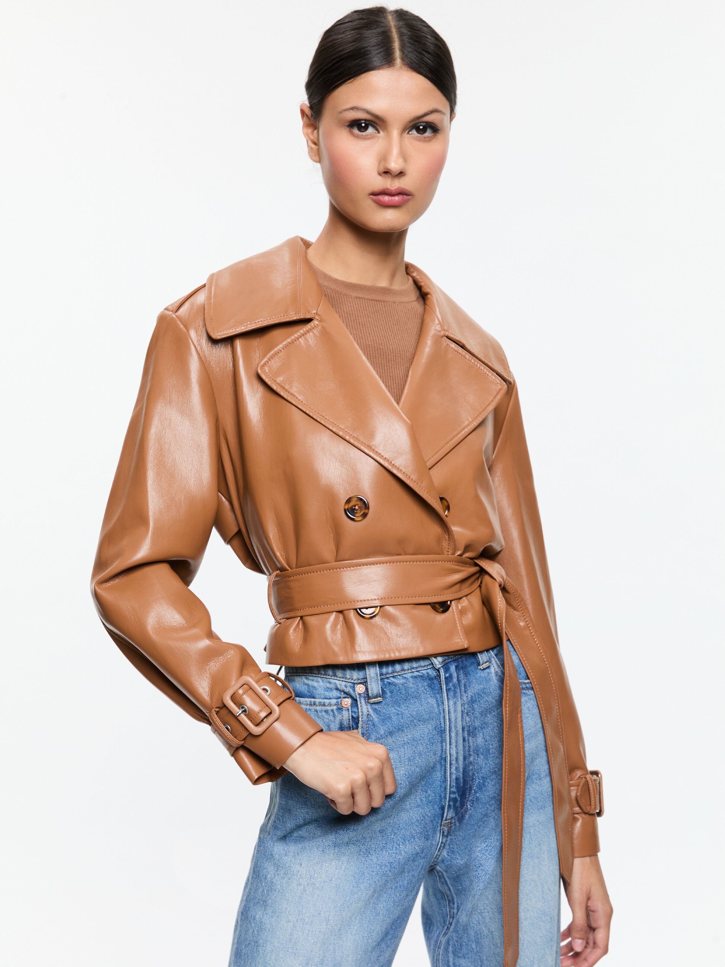 KEITH VEGAN TRENCH-ALICE + OLIVIA